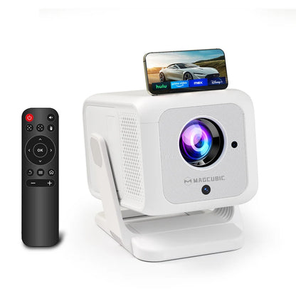 Smart Projector Native 1080P 4K Supported WiFi 6 Auto Focus